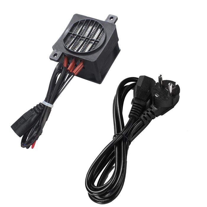 Повітряний обігрівач PTC з вилкою 100 Вт 220 В, ізольований автомобільний вентилятор-обігрівач PTC з постійною температурою, нагрівальний елемент постійної температури 60 мм, PTCYADU