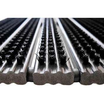 Килимок/скребок для взуття Atlantik (59x38,5) оригінал від B MAG - стійкий до атмосферних впливів завдяки пластиковій та ПВХ щетині - ідеальний килимок для використання всередині та зовні приміщень