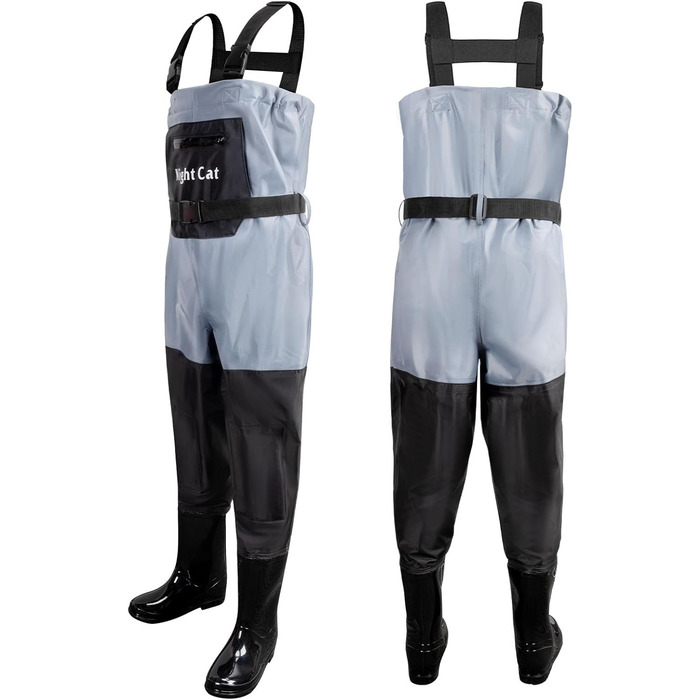 Дитячі вейдерси Night Cat з чобітьми, водонепроникні, дихаючі, для перехресного плавання, сині, вік 4-5 років