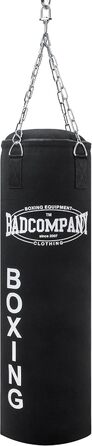 Боксерська груша Bad Company з міцним сталевим ланцюгом Боксерська груша з полотна, з наповнювачем/без наповнювача 80 x 30 см 100 x 30 см 120 x 30 см 100 x 30 см з наповнювачем