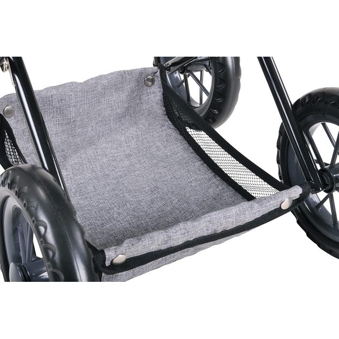 Коляска для ляльок Ruby-Jeans Сіра коляска для ляльок, 51 x 37 x 64 см, 63122 63122