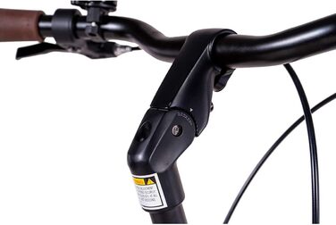 Жіночий міський велосипед Airtracks 28 дюймів Citybike LS CI.2820W Shimano Nexus 7-швидкісна втулка з динамо - матово-чорний. Розміри рами 45 см 50 см - Модель 2026 50 см (для зросту 165-180 см)