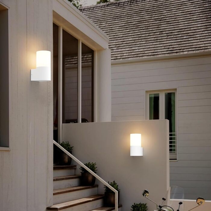 Зовнішні настінні світильники E27 розетка зовнішнє освітлення, настінні світильники зовнішнє/внутрішнє, зовнішнє світло IP65, алюм