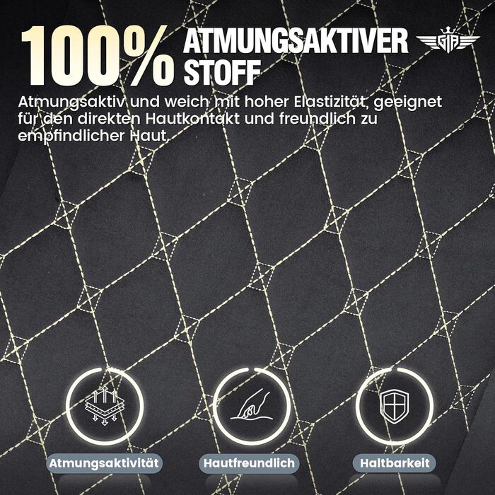 Ігрове крісло GTPLAYER, тканина, ергономічне офісне крісло, крісло для ПК, вантажопідйомність 150 кг, регульоване та поворотне робоче крісло з пружинною подушкою сидіння та підставкою для ніг, чорне