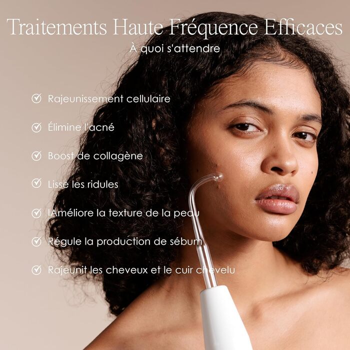 Високочастотний пристрій для обличчя високочастотна паличка для видалення прищів, зморшок, дрібних зморшок, терапевтичне лікування обличчя, портативний пристрій