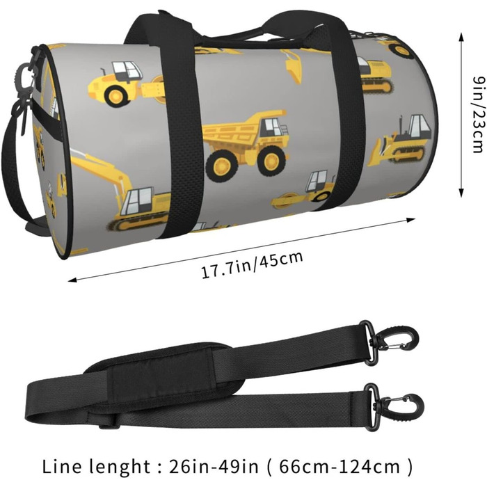 Дорожня сумка-циліндр з квітковим принтом, спортивна сумка для чоловіків та жінок, сумка-мішок, спортивна дорожня сумка