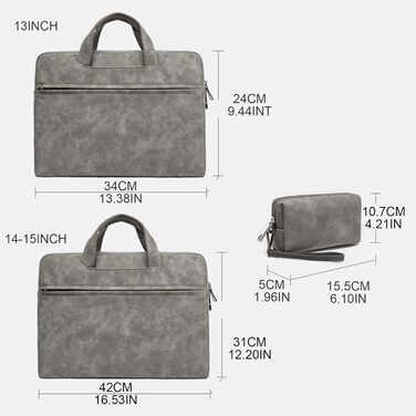 Чохол для ноутбука BABYVIVA, 33-38,1 см, чохол для перенесення, захисна сумка для комп'ютера, сумка для ноутбука з плечовим ремене