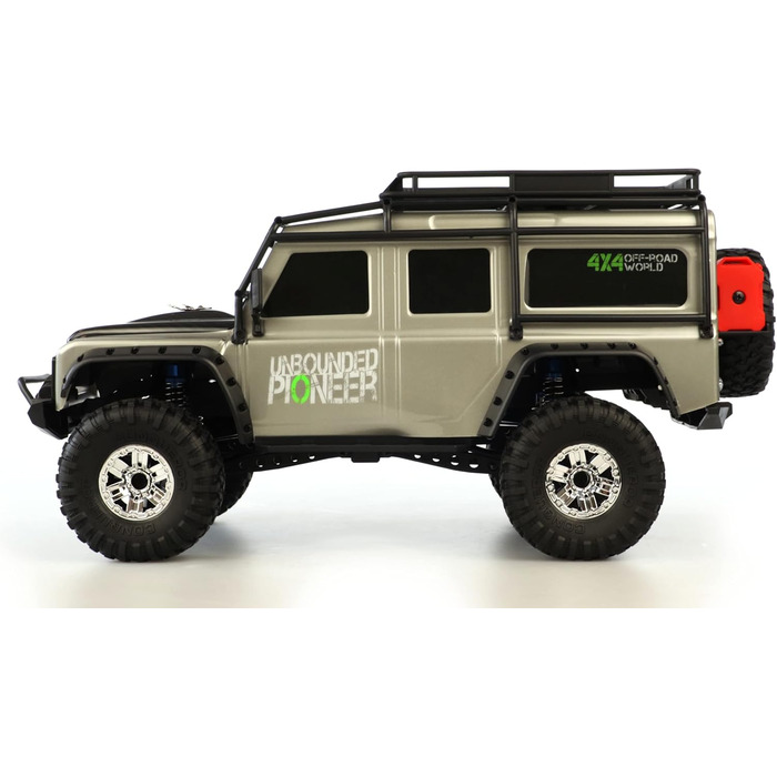 Позашляховик-краулер Dirt Pioneer 4WD 110 RTR, Сріблястий