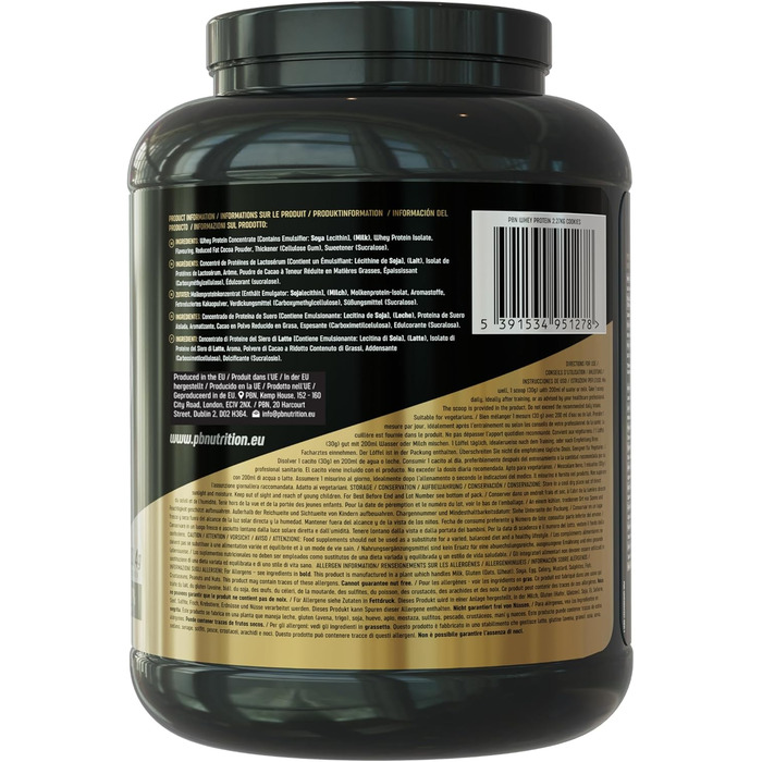 Протеїн Body Nutrition Whey Protein, 2,27 кг – Печиво та вершки
