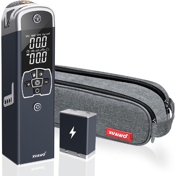 Електричний компресор з акумуляторним повітряним насосом XVAWO 12v шинний насос з акумулятором 7800mAh - міні-повітряний компресор