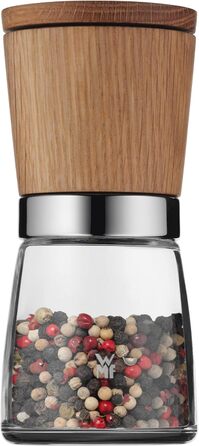 Млин для солі та перцю, без наповнення, для солі, перцю, перцю, сільового млина, перцевого млина з дерева, керамічного подрібнювача одинарний