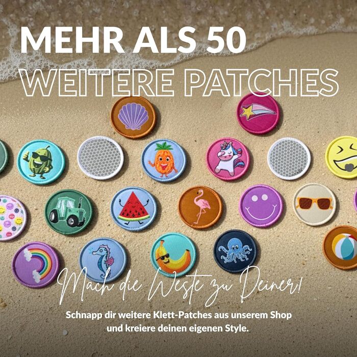 Дитячий рятувальний жилет NOARD Засіб для плавання з більш ніж 40 нашивками для персоналізації Доступний у різних дизайнах та розмірах 1530 кг 26 років Сертифіковано EN 13138-12021 для безпечного навчання плаванню M Просто зелений