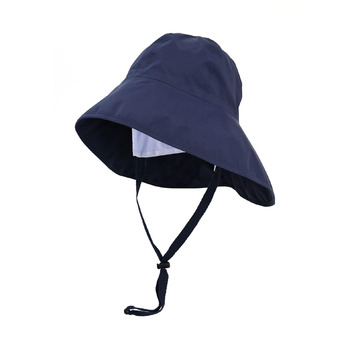 Дощовик crazy4sailing Storm Southwester для чоловіків та жінок водонепроникний вітрильний капелюх з підкладкою та ремінцем на підборідді класичний дощовик з клейкої шкіри для вітрильного спорту, риболовлі та активного відпочинку вітрозахисний та дихаючий,