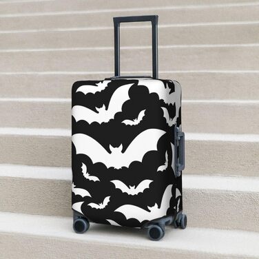 Чохол для валізи на Хелловін з літаючими кажанами, міцний, для туристичних сумок, 45.7 - 81.3 см, розмір M, поліестер