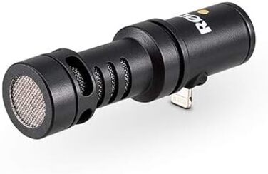 �DE Vlogger Kit iOS комплект для iPhone, що включає конденсаторний спрямований мікрофон, штатив, мікросвітлодіод та інші аксесуари