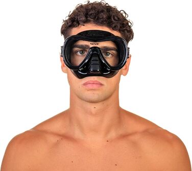 Комплект для підводного плавання з маскою для дайвінгу та трубкою з клапаном для зливу води для дорослих та дітей