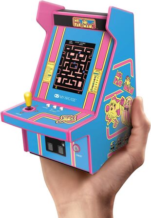 Ретроігрова гра 7 см екран високої роздільної здатності Ms Pac Man