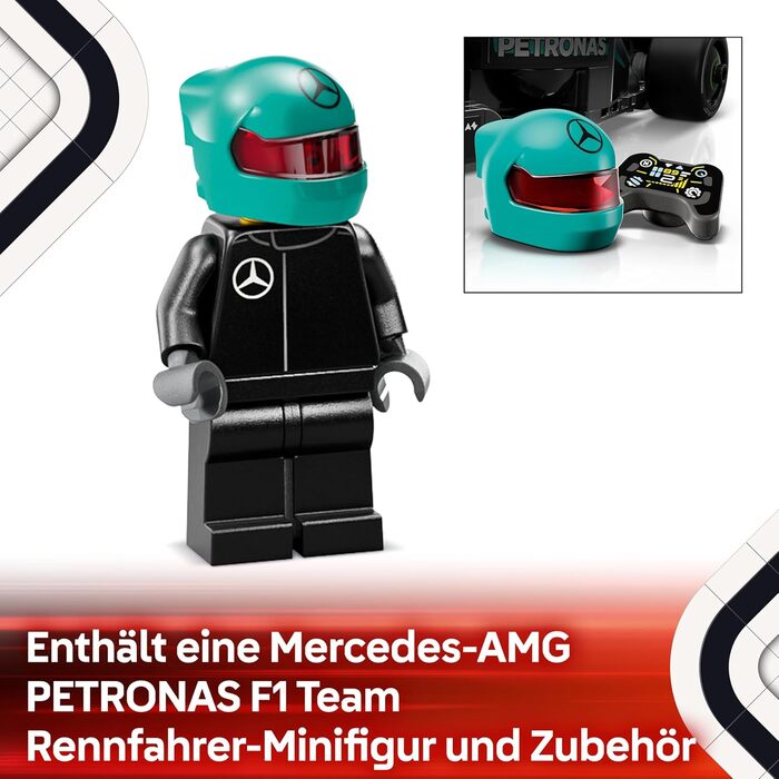 Конструктор LEGO Speed Champions Mercedes-AMG F1 W15 Racing Car 77244, 267 деталей, перегонова тематика