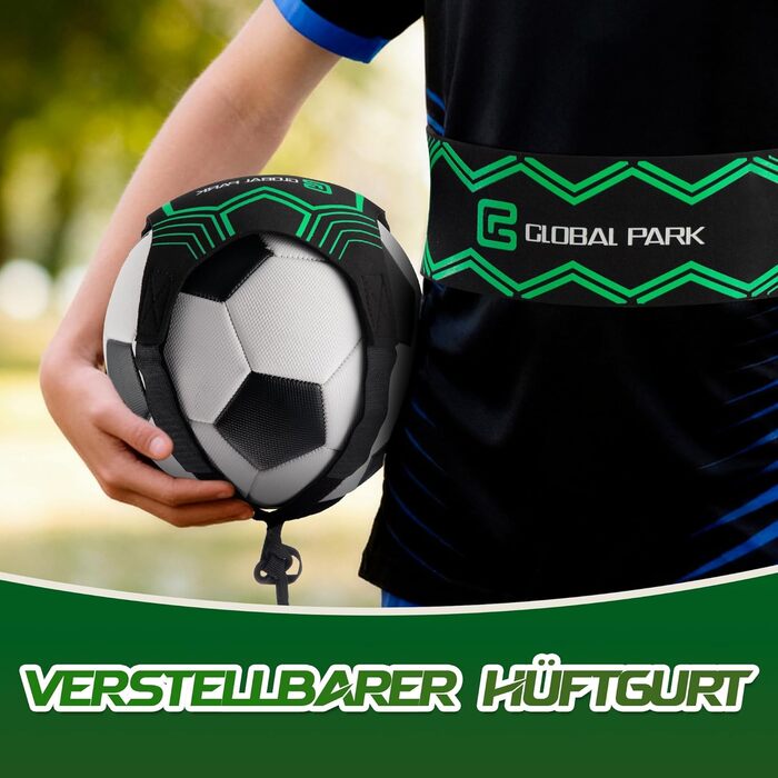 Тренажер для кидків ударів Global Park з регульованим флуоресцентним освітленням для сольних тренувань з футболу/волейболу/регбі