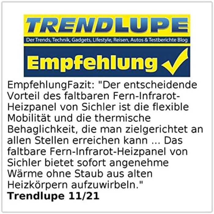 Інфрачервоний обігрівач Sichler Household Appliances складна інфрачервона нагрівальна панель з алюмінієвою рамою до 80 C 315 Вт (нагрівальна панель, міні-обігрівач, офіс)