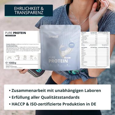Протеїновий порошок brandl Protein Powder, Neutral, 1000 г