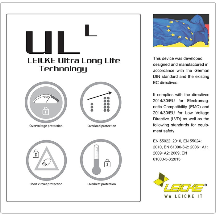 Зарядний пристрій LEICKE для електросамокатів та електровелосипедів 36 V / 42 V, 2 A, 84 W