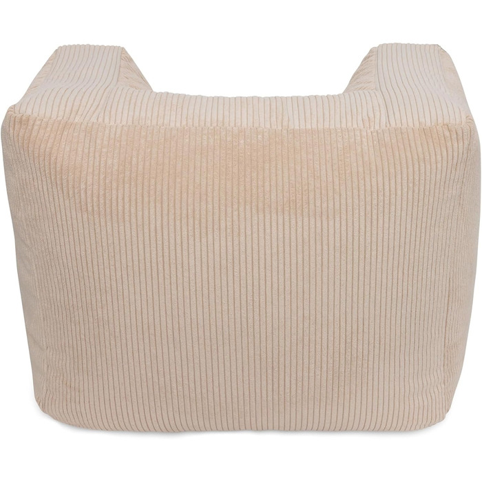 Дитяче крісло Jollein Вельвет, Натуральний Крісло-мішок для дітей Від 1 до 4 років Для хлопчиків та дівчаток Крісло для малюків 40x46x37 см