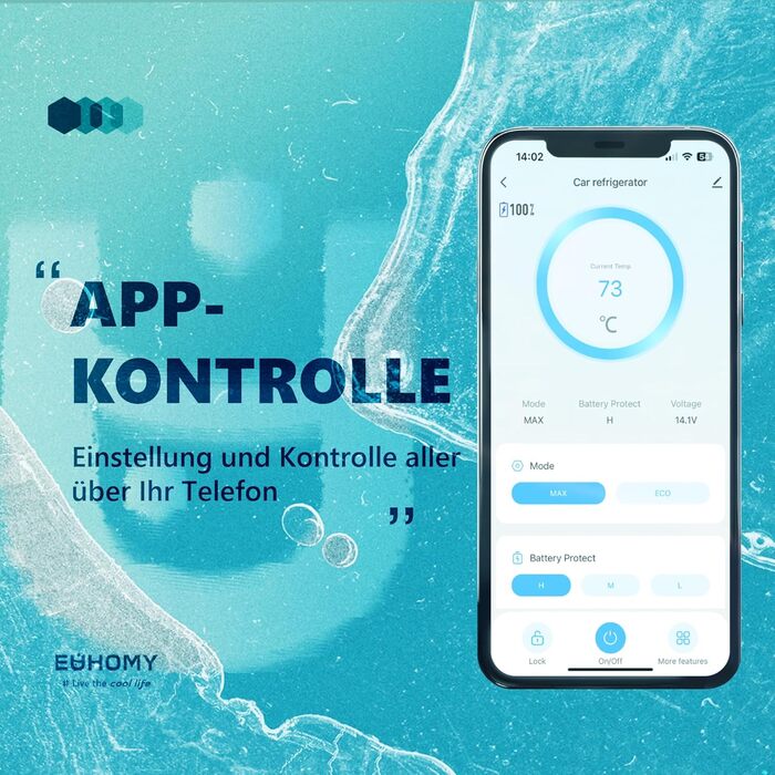 Компресорний холодильник 18 л, автомобільний холодильник -20 20, портативний холодильник 12/24V DC 100-240V AC, портативна морозил