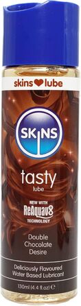 Їстівний гель-лубрикант SKINS подвійний шоколад, 130 мл