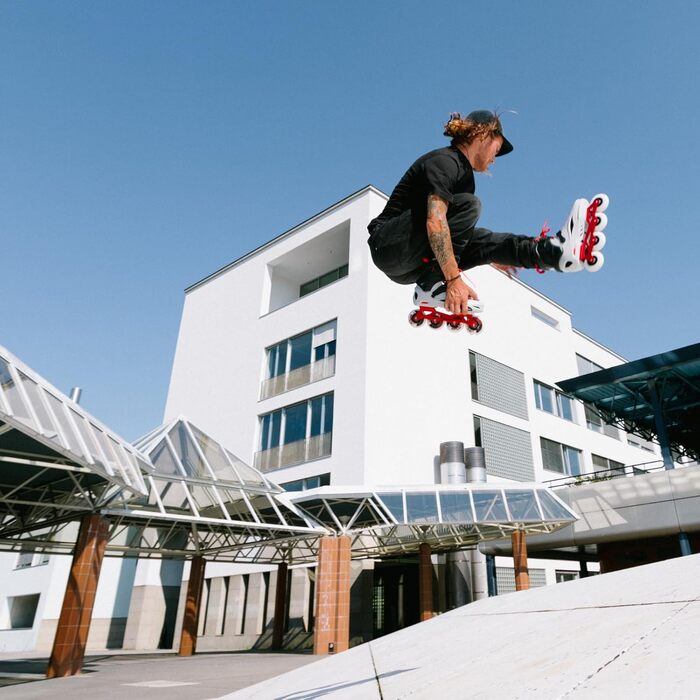 Роликові ковзани чоловічі Rb Pro X Inline Skate 320 Grey/Warm Red