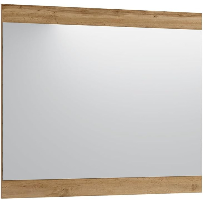 Шафа для одягу Lomadox 5 предметів з дзеркалом та лавкою для взуття в білому кольорі з дубом Шафа для передпокою в сучасному стилі