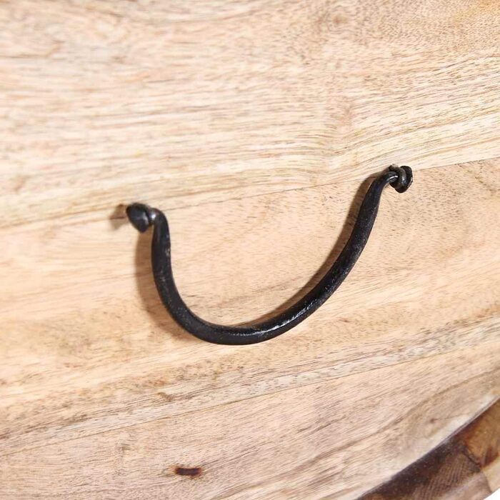 Журнальний столик з масиву мангового дерева 88x50x40 см, приставний столик