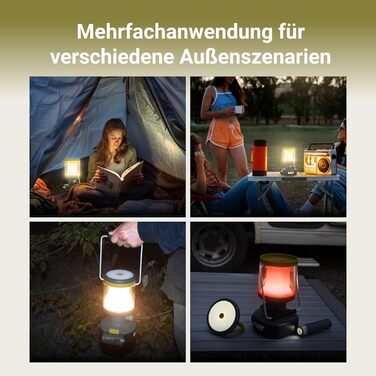 Акумуляторний світлодіодний ліхтар EXIT 20V 3-в-1, акумуляторний кемпінговий ліхтар, багатофункціональні кемпінгові ліхтарі з вбудованим ліхтариком, ідеально підходить для полювання, надзвичайних ситуацій, включаючи акумулятор 2,0 Ah