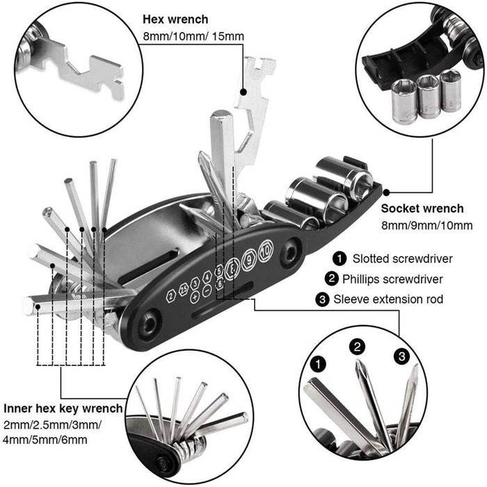 Сумка для сідла Aspiree (З ремкомплектом), 1,2 л (150 x 75 x 105 мм)