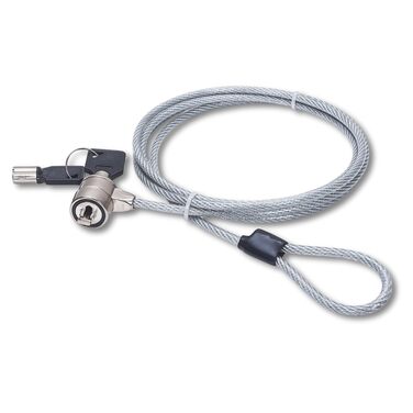 Замок для ноутбука Manhattan з тросом сталевим (1,4 м) та ключем 440271, 1,4 м сталевий трос