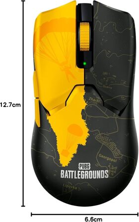 Ультралегка бездротова ігрова миша для кіберспорту вагою 58 г (оптичний сенсор з 30K DPI, технологія бездротової гіпершвидкості, о