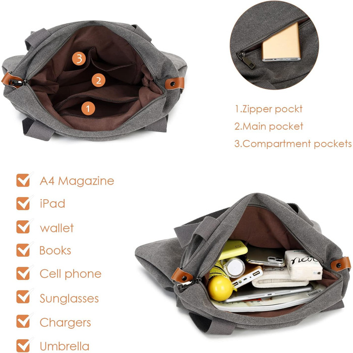 Сумочка жіноча полотняна сумка через плече, сумки жіноча пляжна сумка через плече сумка кросовер для дівчат жінок чорний