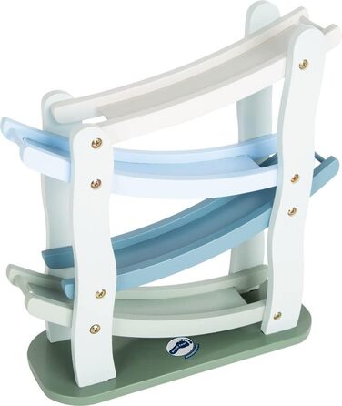 Невелика пішохідна гоночна траса в каскадному стилі з дерева, з чотирма дерев&39яними автомобілями, для дітей від 3 років, 11651,