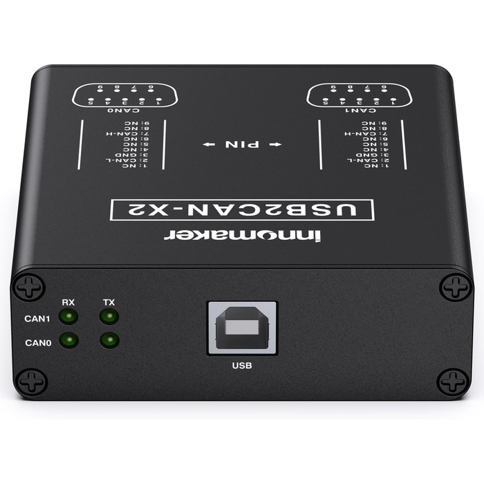 Двоканальний USB-CAN конвертер для Raspberry Pi 5/4/Pi 3B/Pi 3/Pi Zero (W)/Jetson Nano/Tinker Board/всіх SBC/настільних комп&39ютерів/ноутбуків, підтримує Windows, Linux, Mac OS, Android, Venus OS USB2CAN-X2