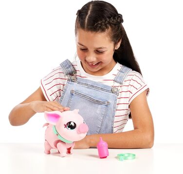 Маленькі живі тварини моя домашня свинка, мяка та тремтяча інтерактивна іграшка-свинка, яка ходить, танцює та лащиться носом. 20 з