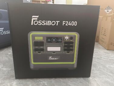 Портативна електростанція FOSSiBOT F2400 2400W 2048Wh, сонячний генератор LiFePO4, балконна електростанція швидкої зарядки 1,5 год