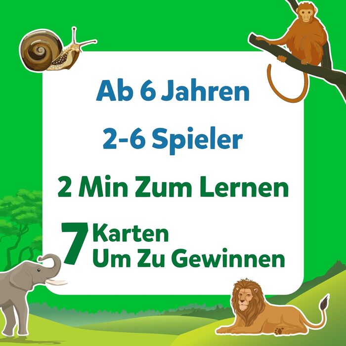 Карткова гра Skillmatics - 10 разів вгадай тваринний світ, подарунки для дітей від 6 років, чудова забава для подорожей та сімейни
