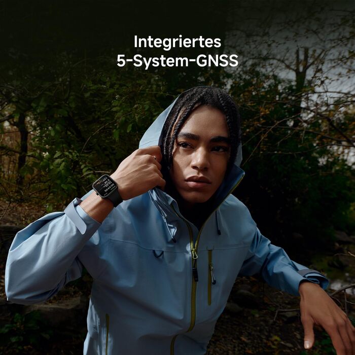 Розумний годинник XIAOMI Redmi Watch 5, відстеження спорту та фітнесу, 2.07-дюймовий AMOLED-дисплей, 24 дні роботи від батареї, понад 150 спортивних режимів, моніторинг серцевого ритму, відстеження сну, водонепроникність 5 атм, GPS, Android та iOS, чорний