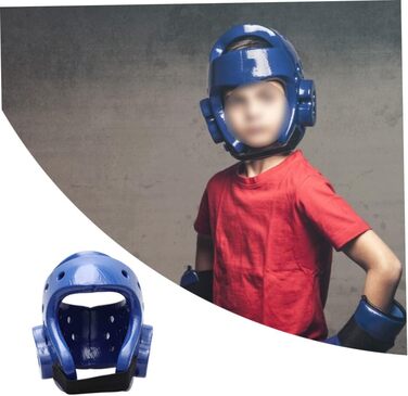 Захист голови для боксу, кікбоксингу, бойової підготовки, захисне спорядження, захист голови для регбі, захист голови для боксу, захист голови для боксу, захист голови для дорослих та дітей, синій, XL