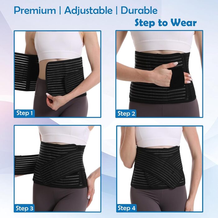 Післяпологовий пояс для жінок, бандаж для живота після операції, обгортка для живота, обов&39язкові речі для відновлення після кесаревого розтину, пояс для післяпологового догляду, пояс для талії/тазу для полегшення болю в спині, чорний розмір S/M