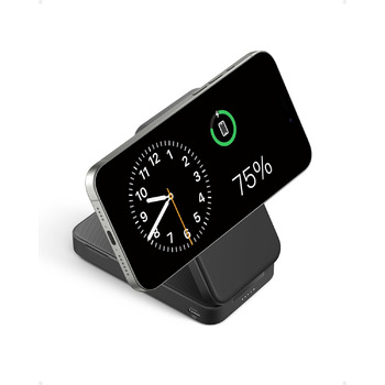 Швидкий мобільний зовнішній акумулятор 15 Вт, сертифікований MagSafe Qi2, на 6600 мАг, регульована складна підставка, для iPhone 1