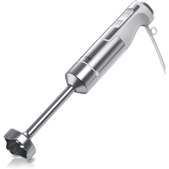 Ручний блендер 1000 Вт - ручний блендер з нержавіючої сталі - блендер - чотирилопатевий ніж - безступінчасте регулювання швидкості