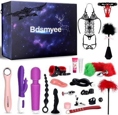 Еротичний адвент-календар 2025 BDSMYEE, 24 в 1, набір секс-іграшок для пар, розкішний