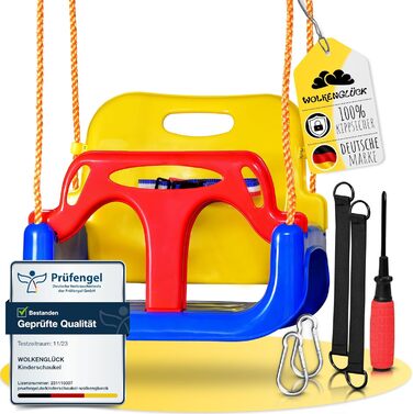 Дитячі гойдалки 3 в 1 від 6 місяців до 6 років Дитячі гойдалки для зовнішнього та внутрішнього використання Високоякісні гойдалки