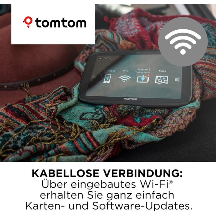 Навігаційний пристрій TomTom GO Essential (6 дюймів, уникнення заторів завдяки TomTom Traffic, оновлення карт Європи, дзвінки в режимі hands-free, оновлення через Wi-Fi) 6 дюймів Новий